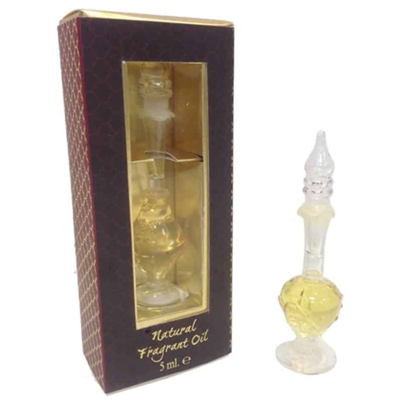 Fragrance Oil In Hand Blown Bottle Roses