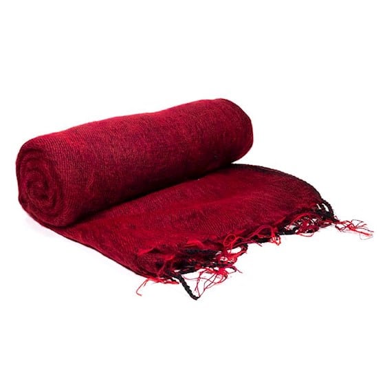 Meditation Shawl Bordeaux