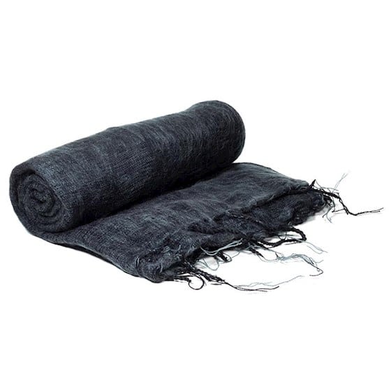 Meditation Shawl Plain Anthracite