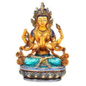Chenrezig Buddha Colored (15 cm)