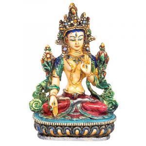 Tara Buddha Statue White Tara - 15 cm