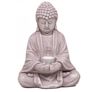 Buddha with Candle holder - 28 cm