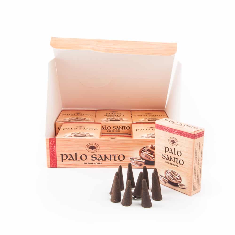 Green Tree Incense Cone Palo Santo (12 packets)