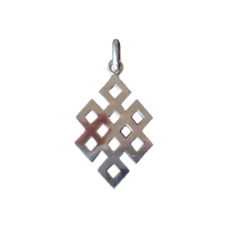 Silver Pendant Srivatsa (Large)