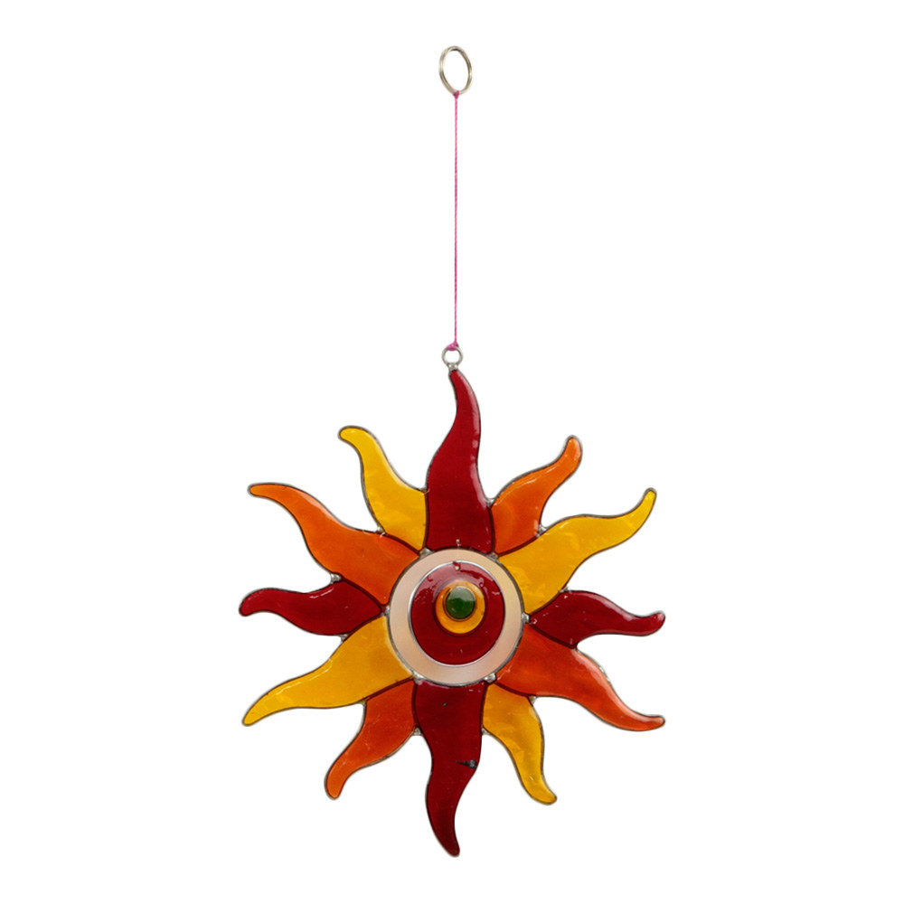 Suncatcher Resin Sun Yellow/Red