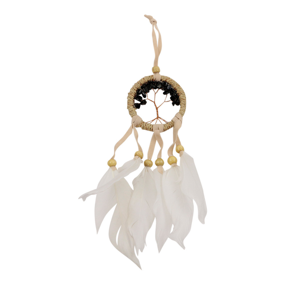 Dreamcatcher Tree of Life Black Onyx Stones