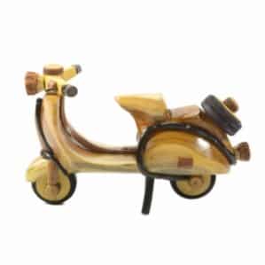 Vespa Made of Acacia Wood (15 cm)