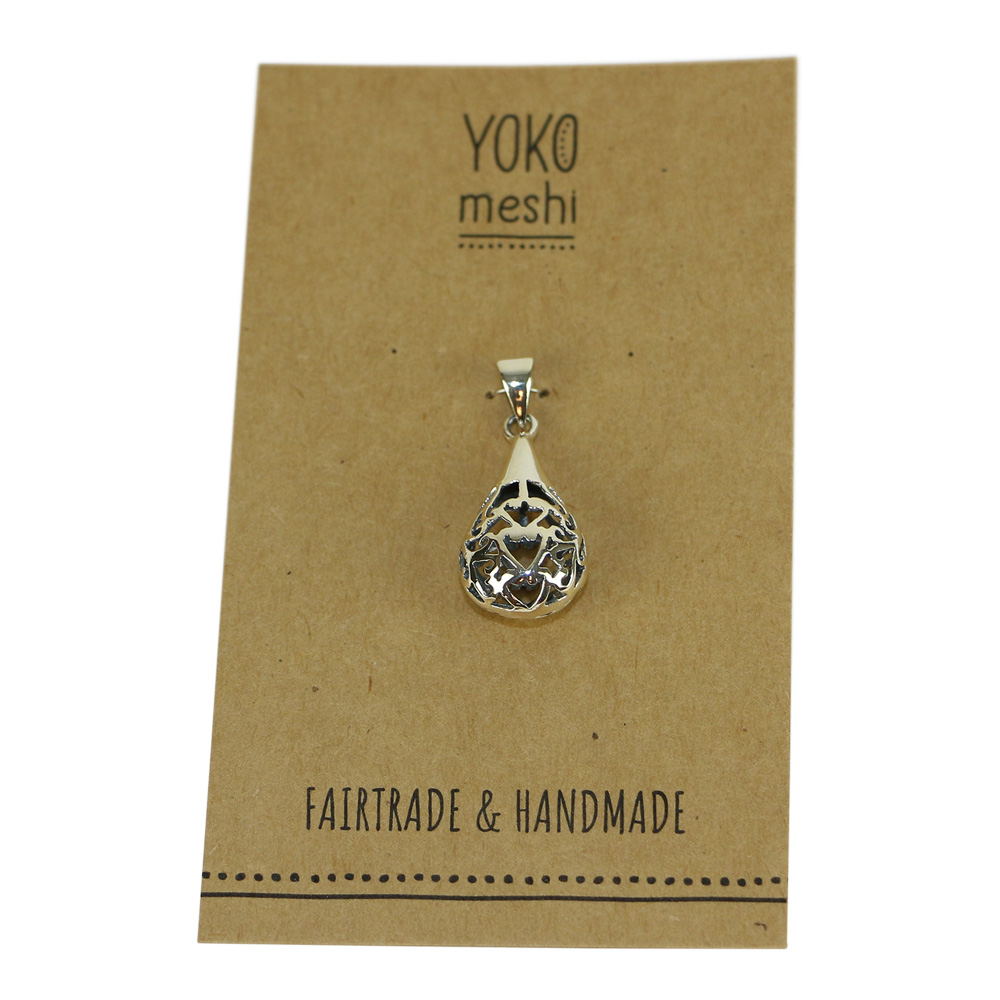 Pendant Silver Hearts 20mm