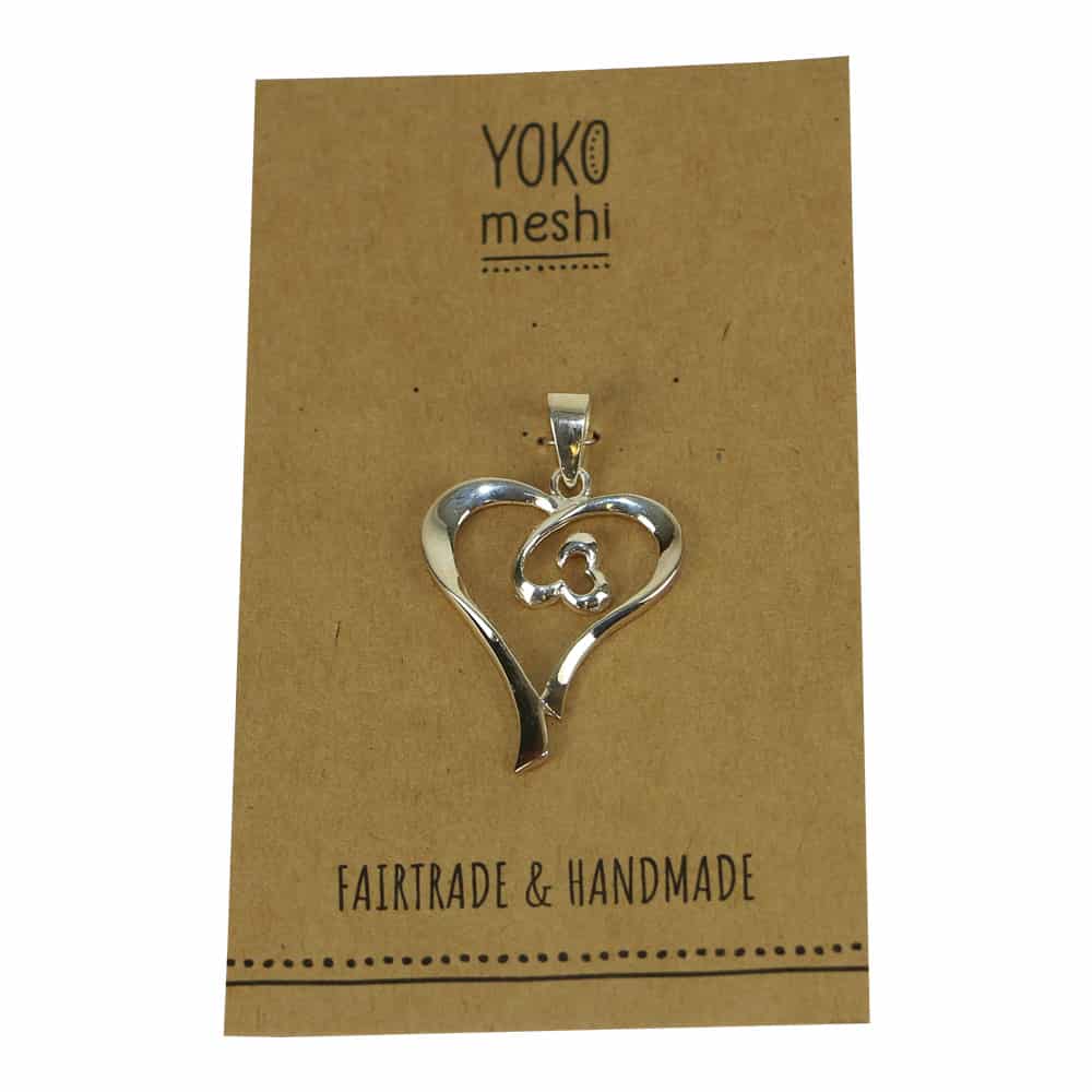 Pendant Silver Heart (30 mm)