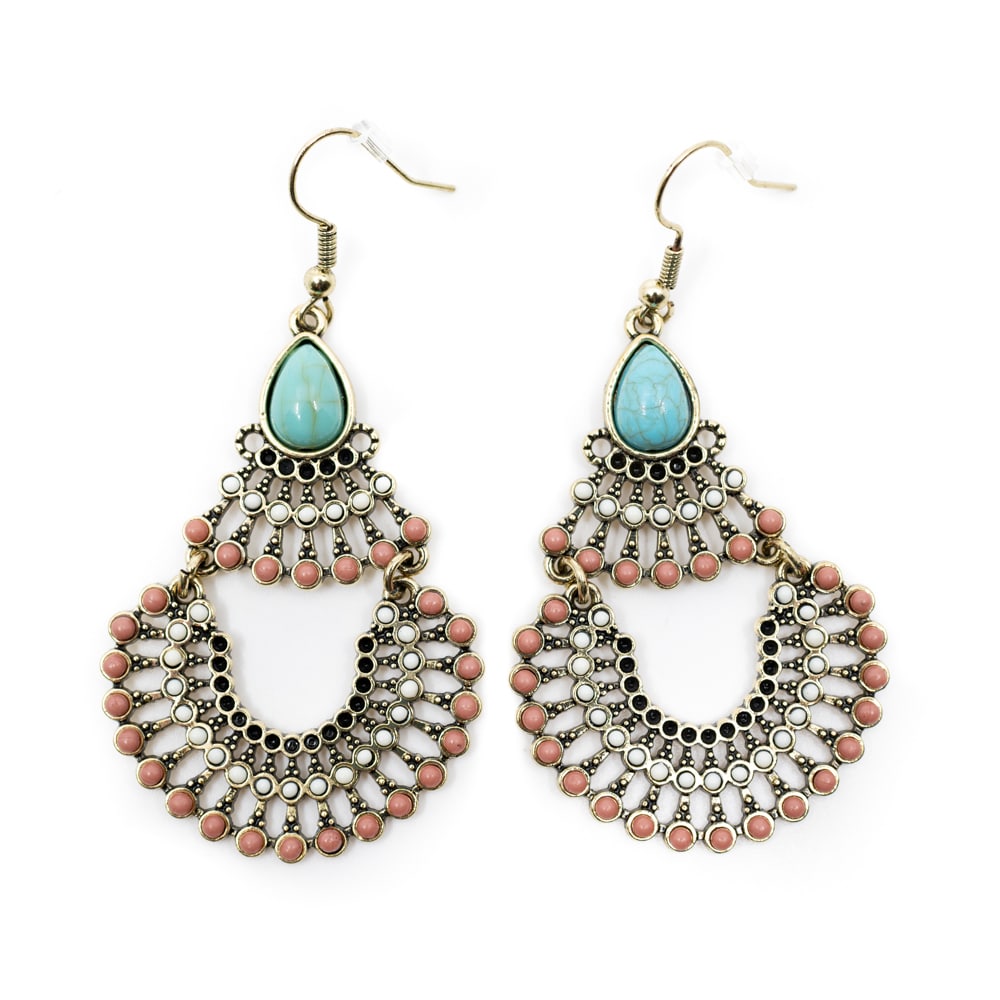 Bohemian Blue Stone Earrings