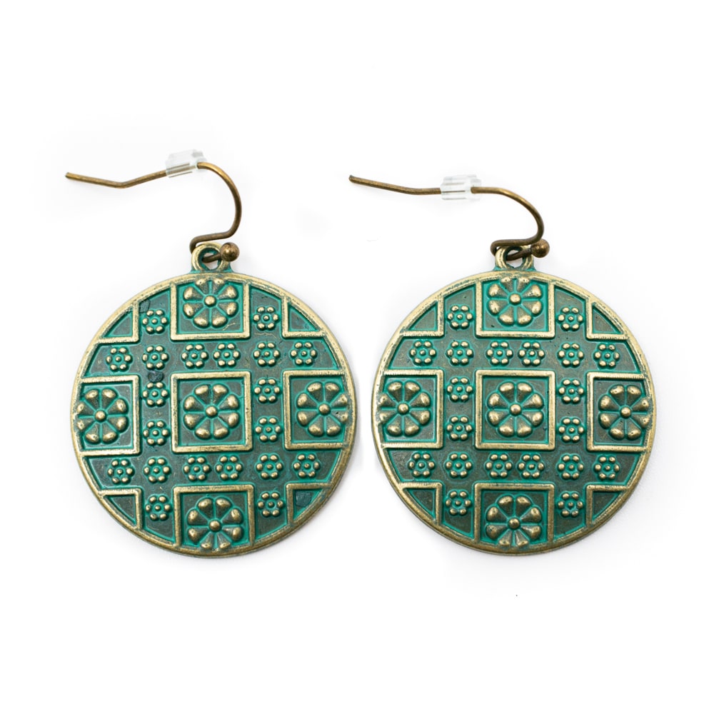 Bohemian Earrings Geometric Flowers