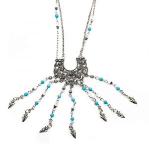 Bohemian Chain Flower Pattern & Spearheads
