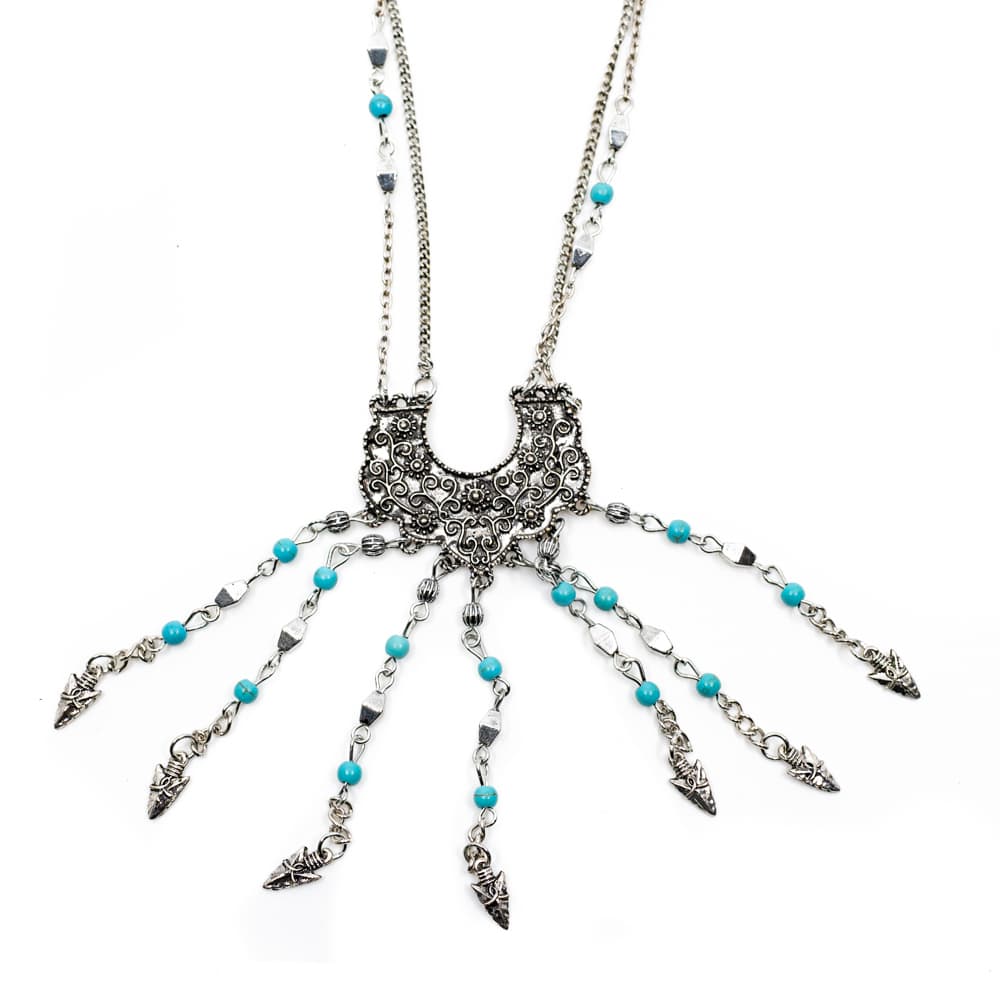 Bohemian Chain Flower Pattern & Spearheads