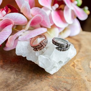 Adjustable Viking Ring Runes Silver-coloured