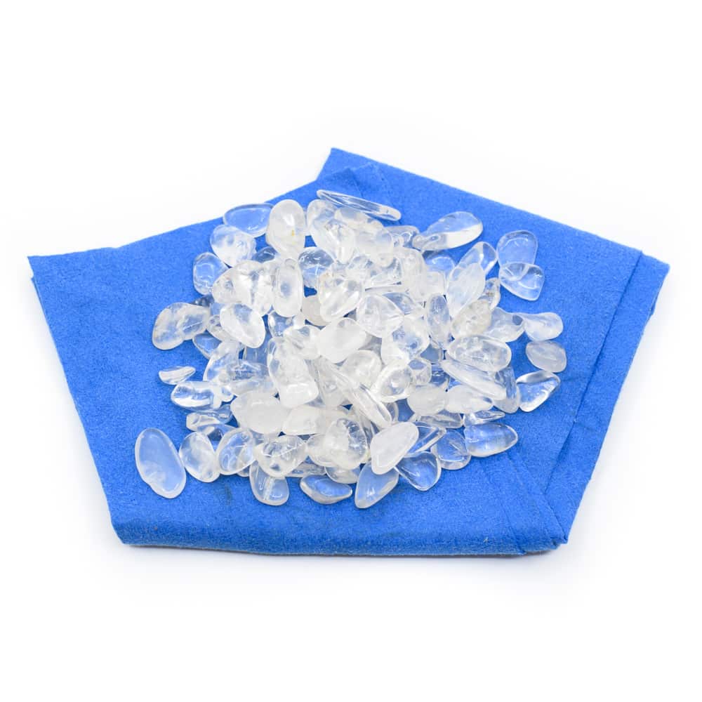 Tumbled Stones Rock Crystal Charging Mix (5 to 10 mm) - 100 grams
