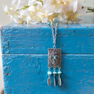 Bohemian Necklace with Amulet