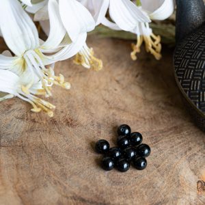 Gemstone Loose Beads Obsidian - 10 pieces (8 mm)
