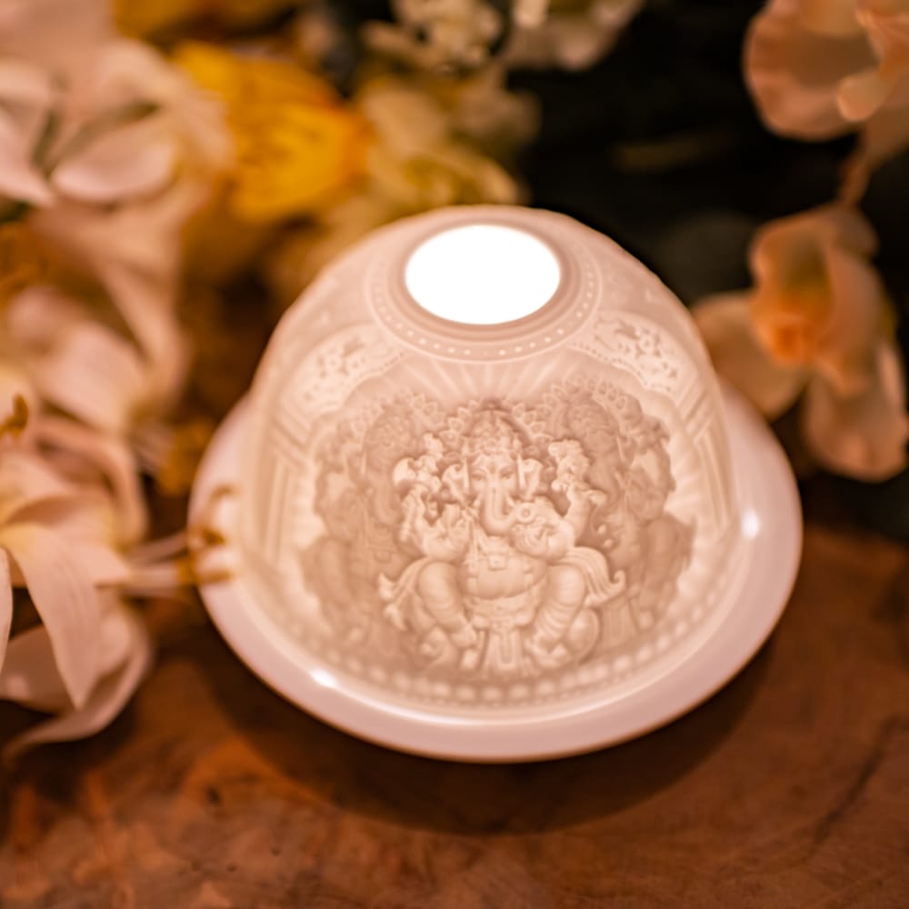 Porcelain Mood Light Ganesha