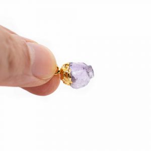 Birthstone Pendant February Amethyst (10 mm)