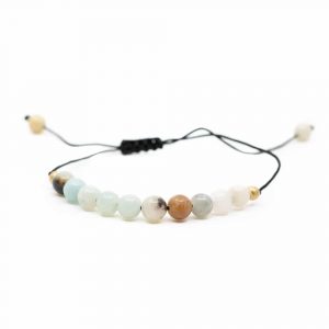 Gemstone Bracelet Amazonite Adjustable