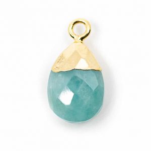 Gemstone Pendant Amazonite Pear-shaped (10 mm)