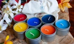 Rainbow Candles