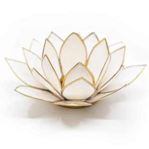 Lotus Mood Light White Gold Rim
