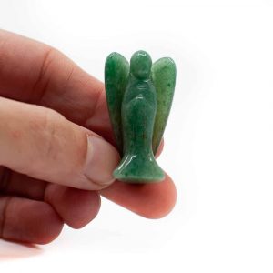 Standing Angel Aventurine Green (35 mm)