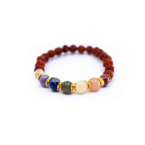 7 Chakra Rudraksha Bracelet