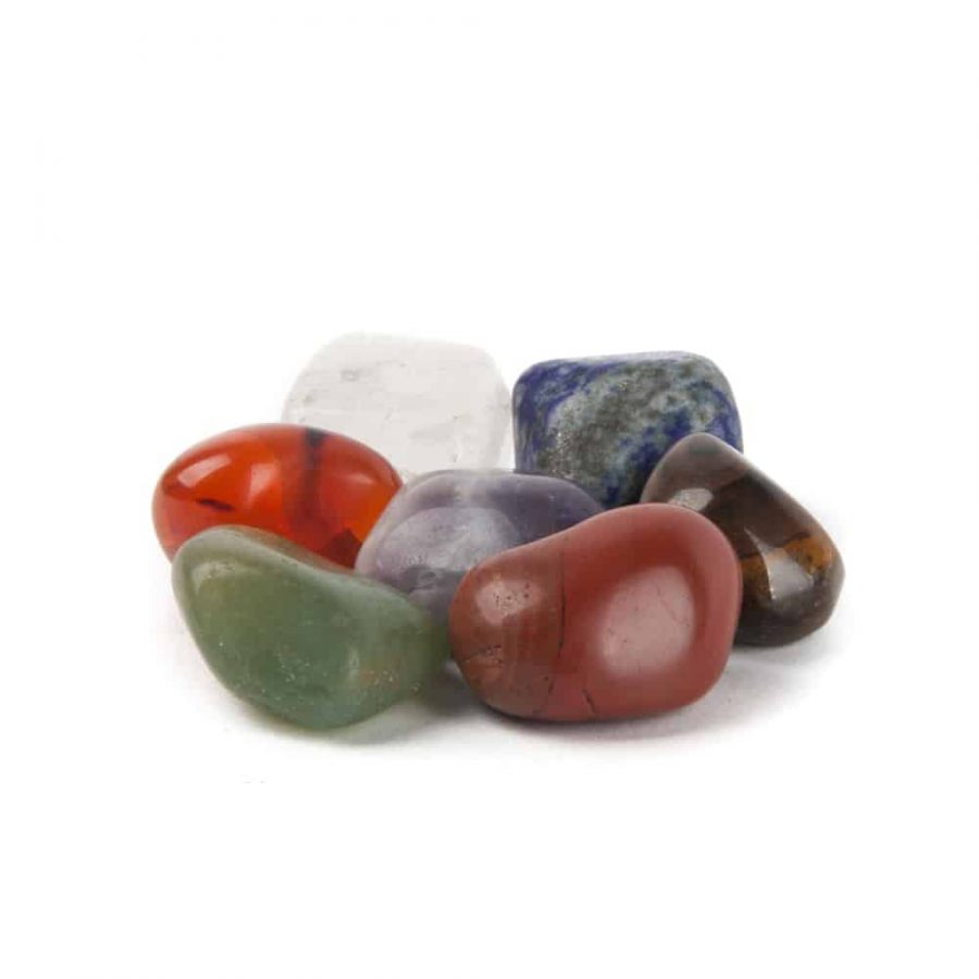 7 Chakra Drum Stones Set