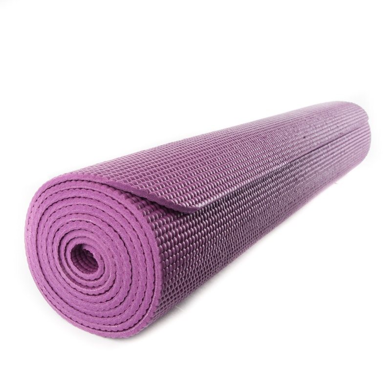 Yogi and Yogini Yoga Mat PVC Aubergine - 185 x 63 x 0.5 cm