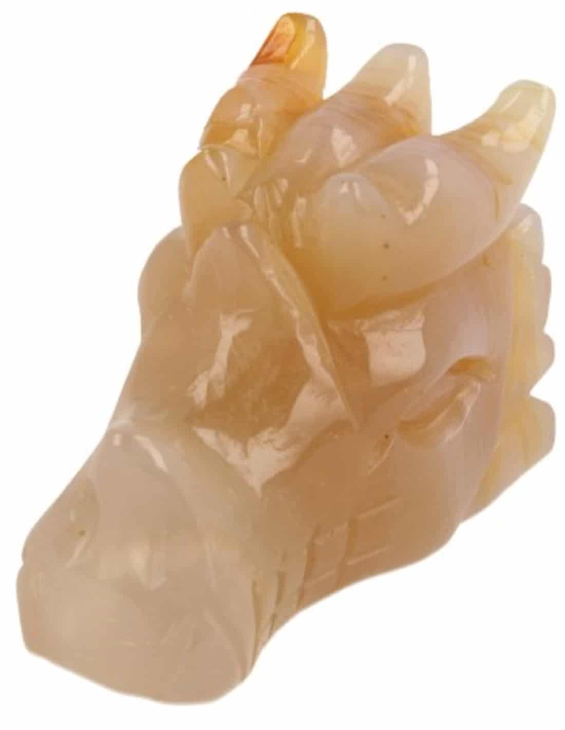 Agate Dragon Skull (50 mm)
