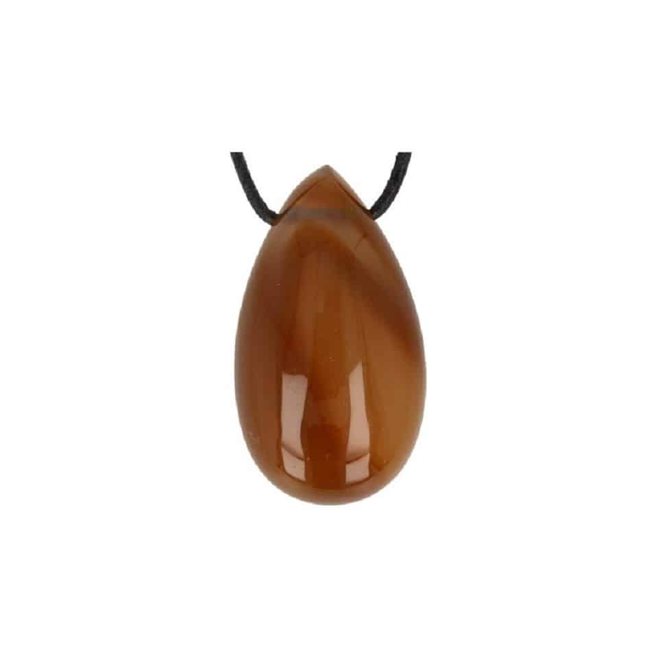 Drop Shaped Carnelian Pendant
