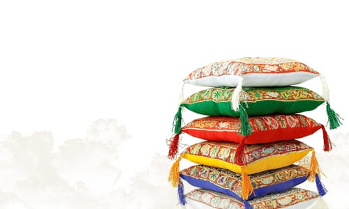 Singing Bowl Cushions & Coasters