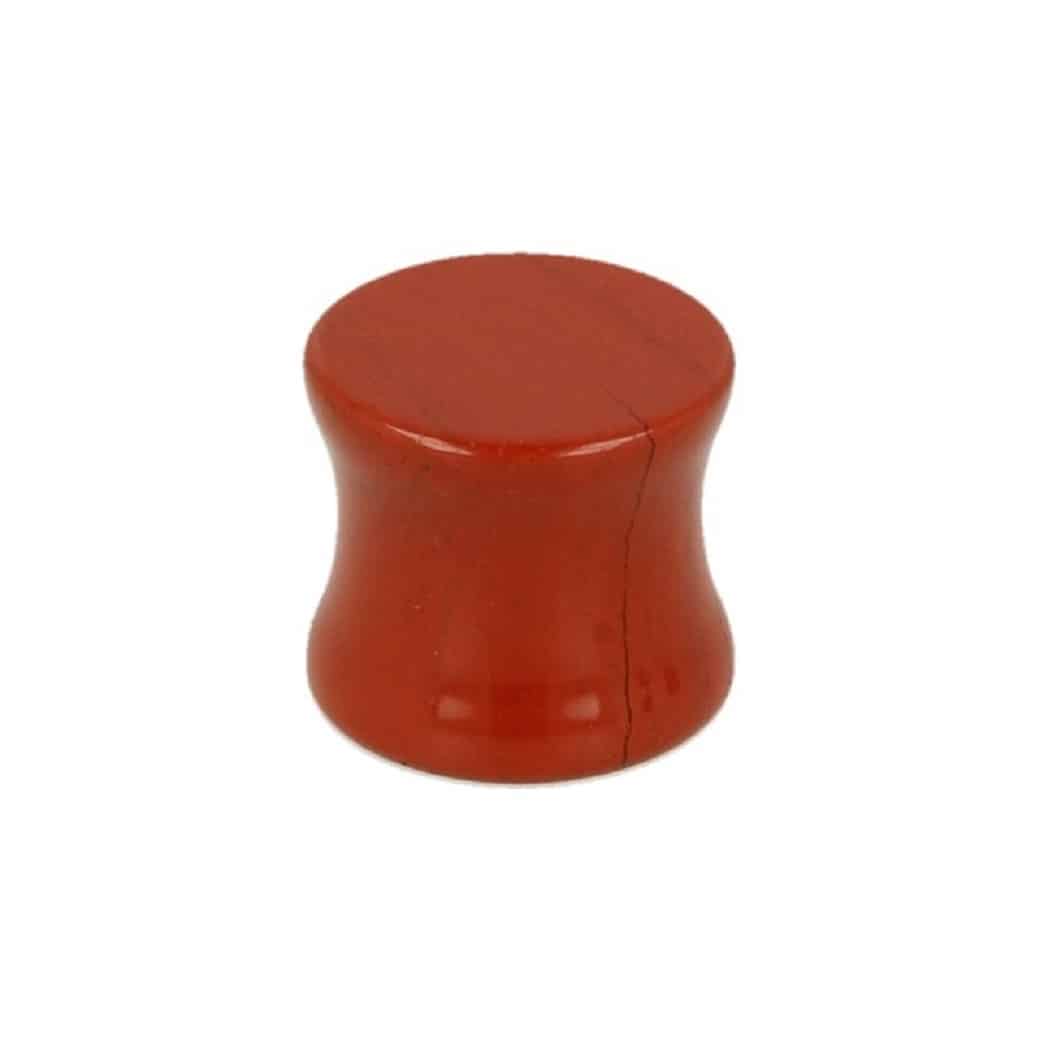 Plug Ear Piercing Red Jasper (12 mm)