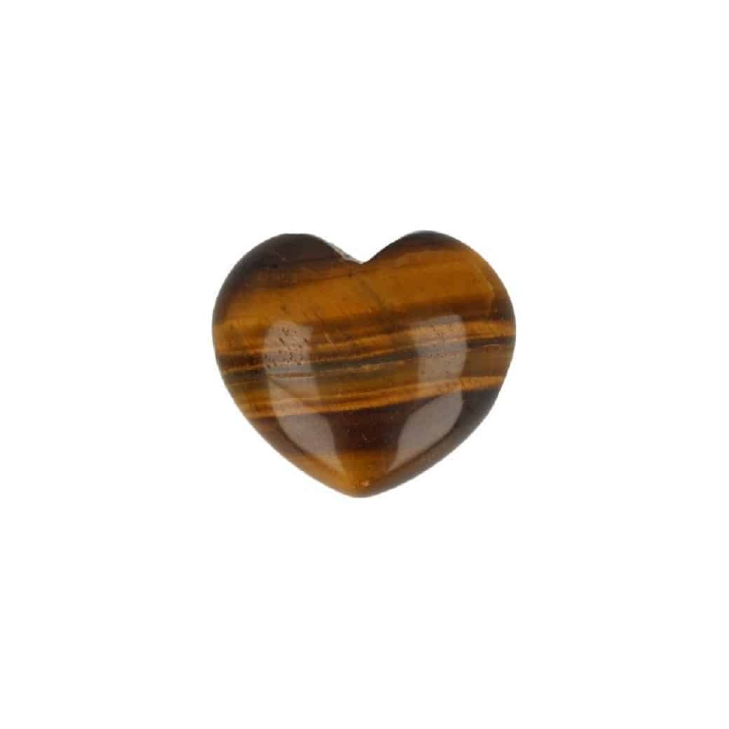 Gemstone Heart of Tiger Eye