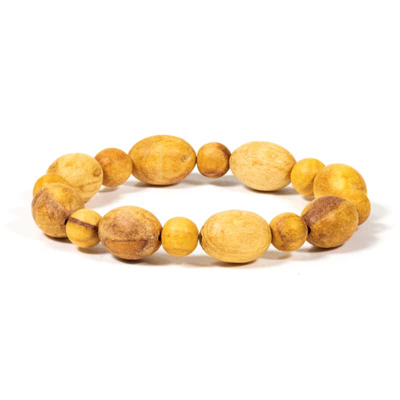 Palo Santo Bracelet Round and Oval Elastic