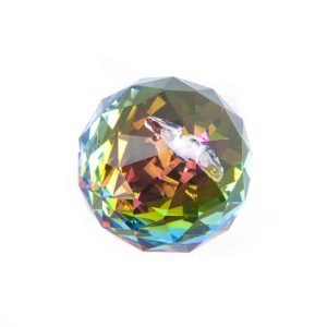 Rainbow Crystal Bol Multicolor Aaa Quality (4 Cm)