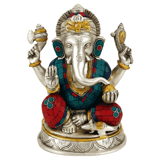 Ganesha Statue Mosaic - 25 Cm