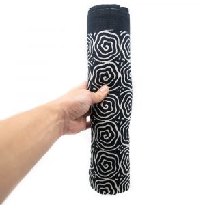 Tapestry Mandala Cotton Black/White Authentic (215 x 135 cm)