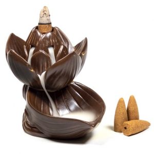 Backflow Waterfall Incense Burner Lotushand