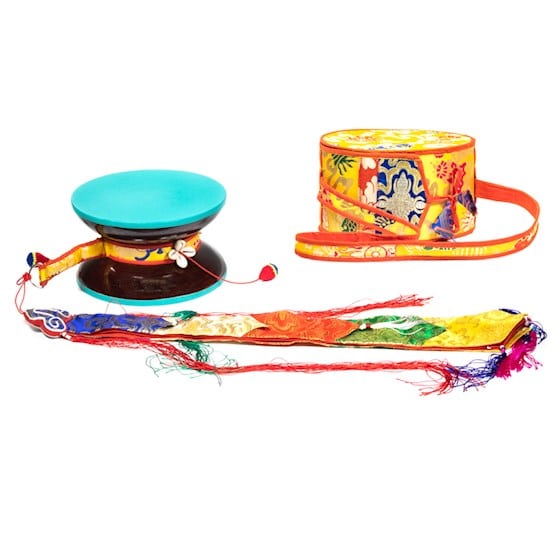 Mystic Ritual Chod Drum + Yellow Cover