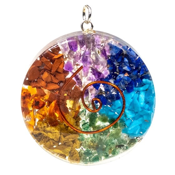Orgon Pendant Round Multi-coloured