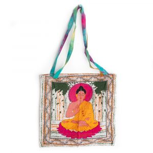 Tote Bag Cotton - Meditating Buddha (45 cm)