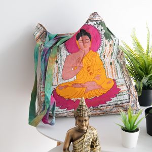 Tote Bag Cotton - Meditating Buddha (45 cm)