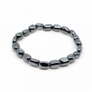 Gemstone Bracelet Hematite Tumbled Stones