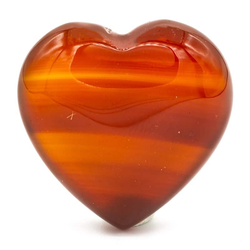 Hearts Worry Stones Carnelian