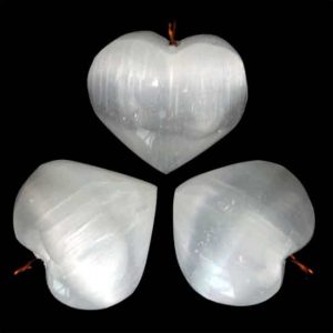 Selenite Pendant Heart