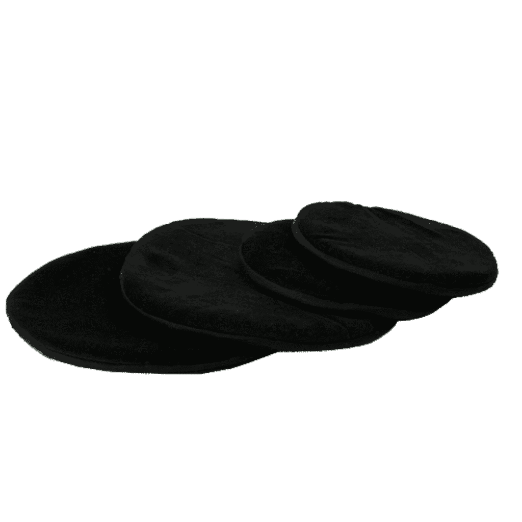Singing Bowl Flat Round Black (20 Cm)