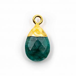 Gemstone Pendant Emerald Pear-shaped (10 mm)